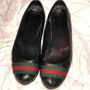 Authentic Gucci-Guccisima Leather Flats